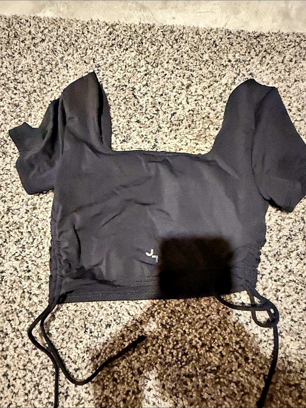 Joy Lab Black Crop Top - Picture 2 of 3